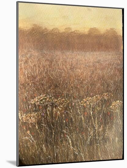 Bean Field Dusk-Lincoln Seligman-Mounted Giclee Print