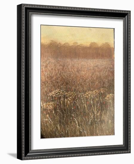 Bean Field Dusk-Lincoln Seligman-Framed Giclee Print