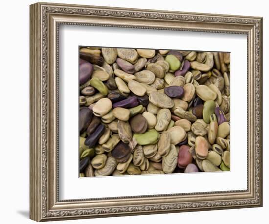 Beans Displayed in Market, Cuzco, Peru-Merrill Images-Framed Photographic Print