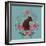 Bear and Flowers-null-Framed Giclee Print