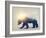 Bear and forest-Elena Schweitzer-Framed Art Print