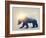 Bear and forest-Elena Schweitzer-Framed Art Print