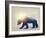Bear and forest-Elena Schweitzer-Framed Art Print