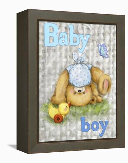 Bear Baby Boy-MAKIKO-Framed Premier Image Canvas