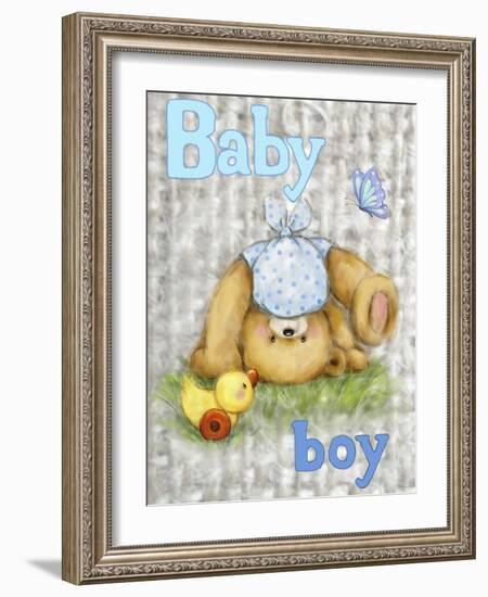 Bear Baby Boy-MAKIKO-Framed Giclee Print