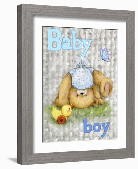 Bear Baby Boy-MAKIKO-Framed Giclee Print