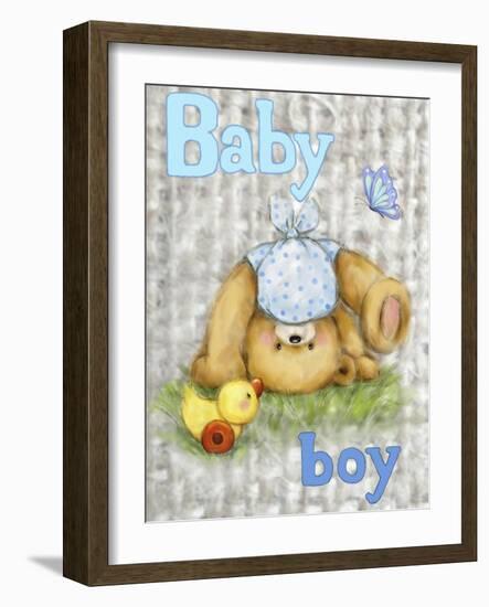 Bear Baby Boy-MAKIKO-Framed Giclee Print