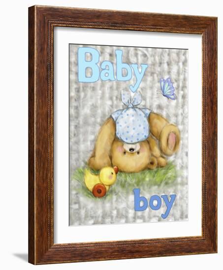 Bear Baby Boy-MAKIKO-Framed Giclee Print