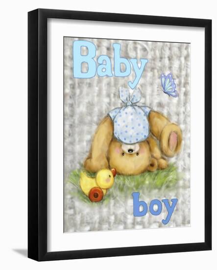 Bear Baby Boy-MAKIKO-Framed Giclee Print