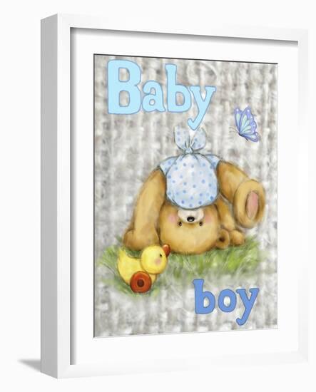 Bear Baby Boy-MAKIKO-Framed Giclee Print