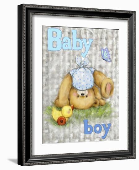 Bear Baby Boy-MAKIKO-Framed Giclee Print