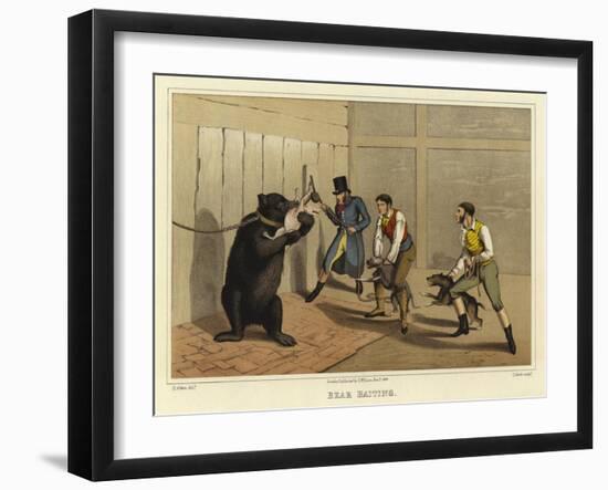 Bear Baiting-Henry Thomas Alken-Framed Giclee Print