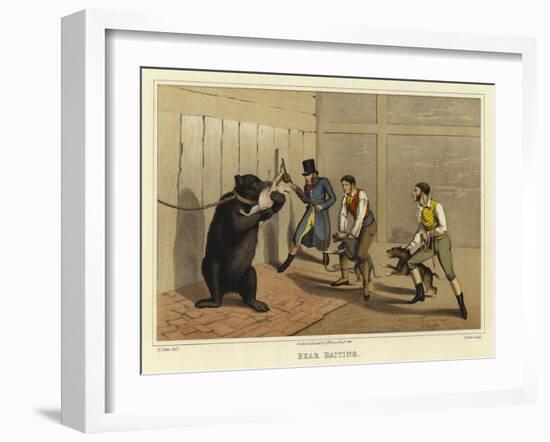 Bear Baiting-Henry Thomas Alken-Framed Giclee Print