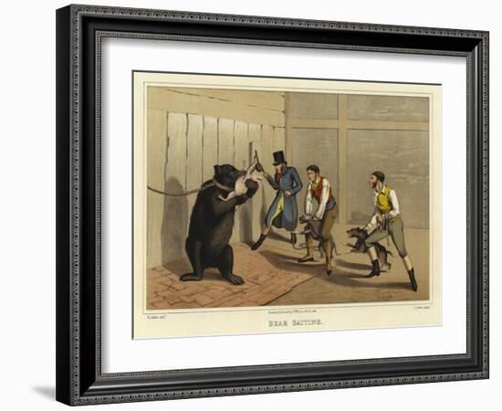 Bear Baiting-Henry Thomas Alken-Framed Giclee Print