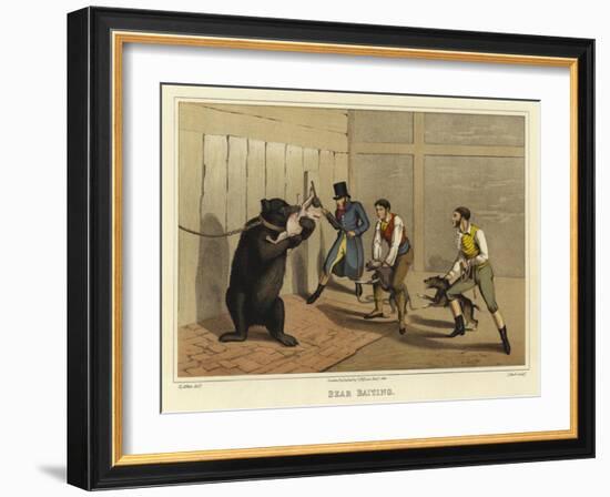 Bear Baiting-Henry Thomas Alken-Framed Giclee Print