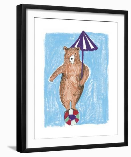 Bear Balance-Katrien Soeffers-Framed Giclee Print