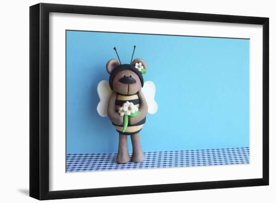 Bear Bee-null-Framed Photographic Print