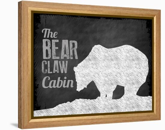 Bear Claw Cabin-The Saturday Evening Post-Framed Premier Image Canvas