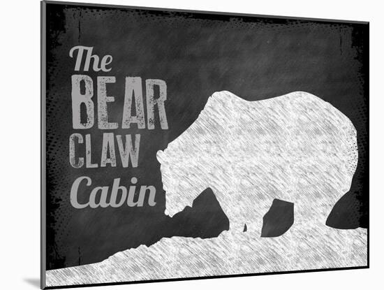 Bear Claw Cabin-The Saturday Evening Post-Mounted Giclee Print