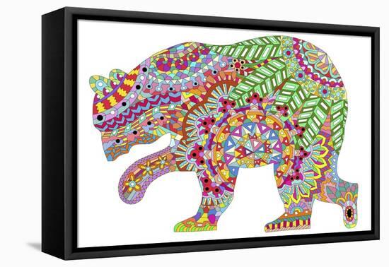 Bear Color 2-Miguel Balbás-Framed Premier Image Canvas