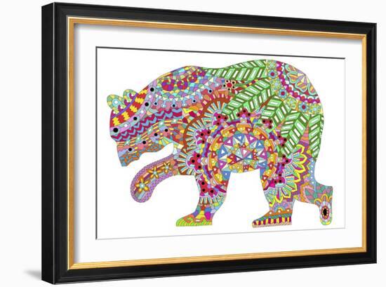 Bear Color 2-Miguel Balbás-Framed Giclee Print