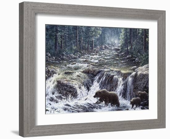 Bear Crossing-Jeff Tift-Framed Giclee Print