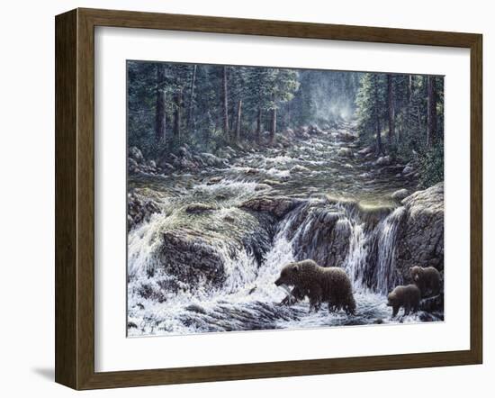 Bear Crossing-Jeff Tift-Framed Giclee Print