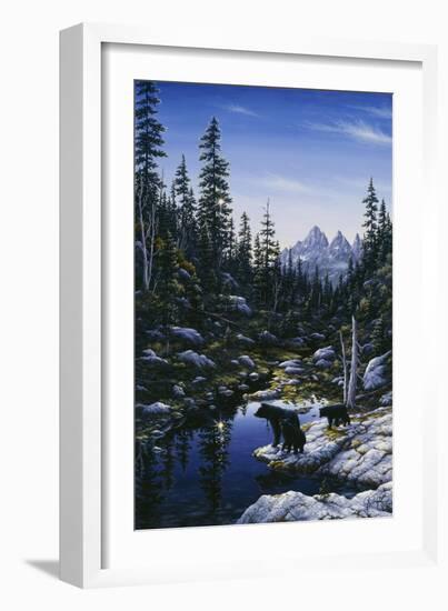 Bear Family-Jeff Tift-Framed Giclee Print