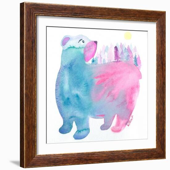 Bear Forest-Kerstin Stock-Framed Art Print