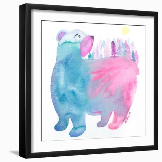 Bear Forest-Kerstin Stock-Framed Art Print