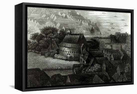 Bear Garden, 1647-Wenceslaus Hollar-Framed Premier Image Canvas