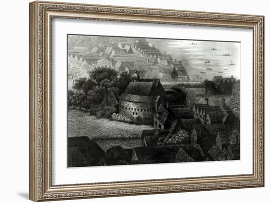 Bear Garden, 1647-Wenceslaus Hollar-Framed Giclee Print