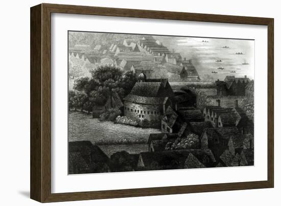 Bear Garden, 1647-Wenceslaus Hollar-Framed Giclee Print