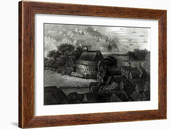 Bear Garden, 1647-Wenceslaus Hollar-Framed Giclee Print