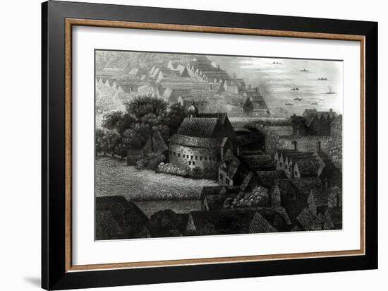 Bear Garden, 1647-Wenceslaus Hollar-Framed Giclee Print