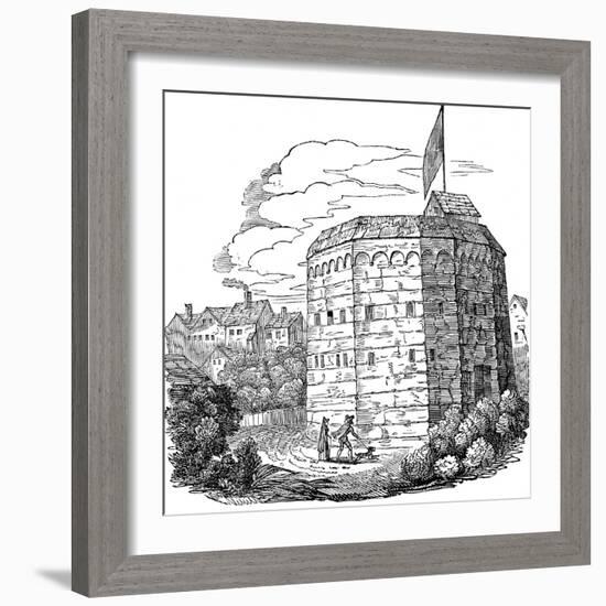 Bear Garden, Southwark, London, 1574-Cornelis de Visscher-Framed Giclee Print