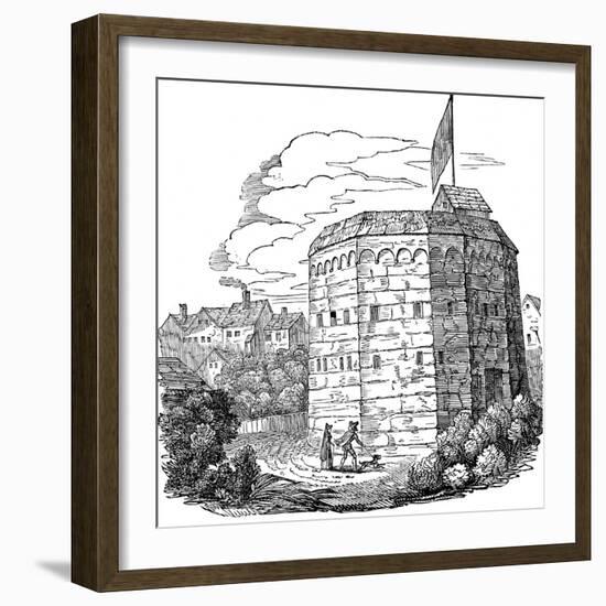 Bear Garden, Southwark, London, 1574-Cornelis de Visscher-Framed Giclee Print