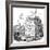 Bear Garden, Southwark, London, 1574-Cornelis de Visscher-Framed Giclee Print