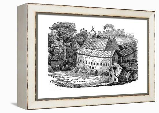 Bear Garden, Southwark, London, after its Third Rebuilding, 1648-Wenceslaus Hollar-Framed Premier Image Canvas