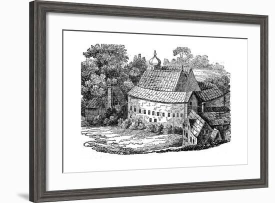 Bear Garden, Southwark, London, after its Third Rebuilding, 1648-Wenceslaus Hollar-Framed Giclee Print