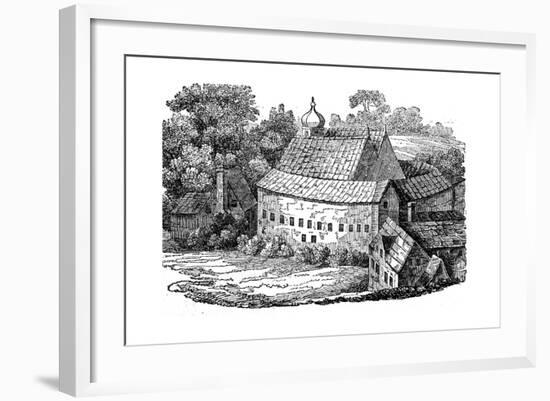 Bear Garden, Southwark, London, after its Third Rebuilding, 1648-Wenceslaus Hollar-Framed Giclee Print