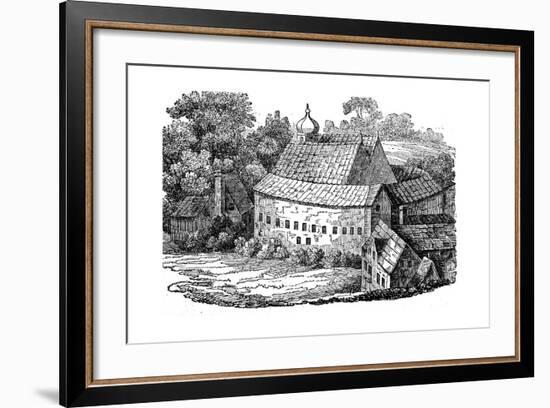 Bear Garden, Southwark, London, after its Third Rebuilding, 1648-Wenceslaus Hollar-Framed Giclee Print