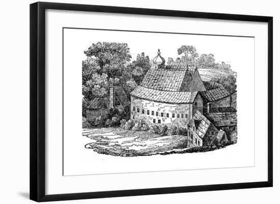 Bear Garden, Southwark, London, after its Third Rebuilding, 1648-Wenceslaus Hollar-Framed Giclee Print