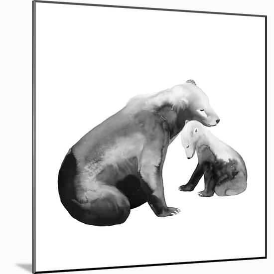 Bear Hug-null-Mounted Giclee Print