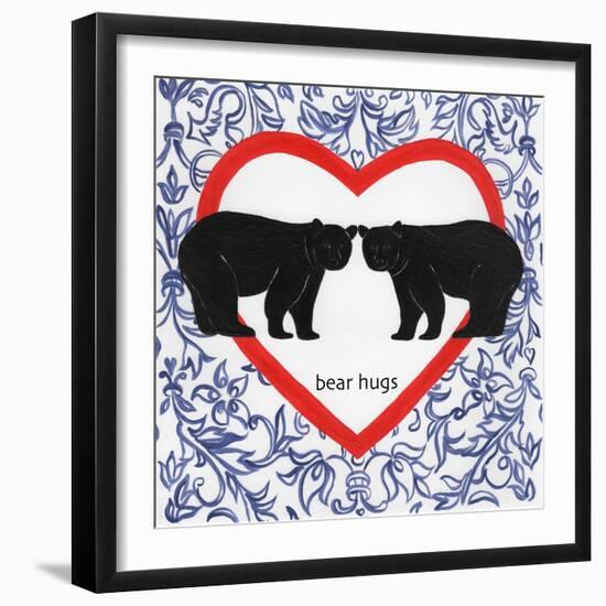 Bear Hugs-Gigi Begin-Framed Giclee Print