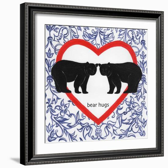 Bear Hugs-Gigi Begin-Framed Giclee Print