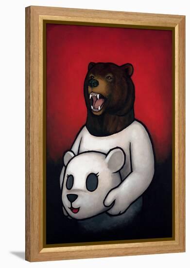 Bear in Mind-Luke Chueh-Framed Stretched Canvas