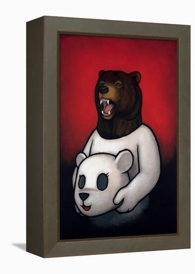 Bear in Mind-Luke Chueh-Framed Stretched Canvas
