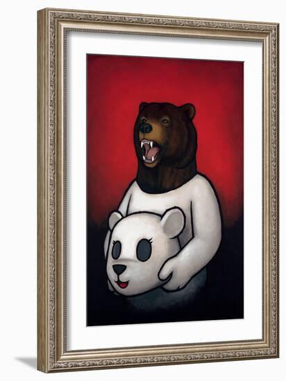 Bear in Mind-Luke Chueh-Framed Premium Giclee Print