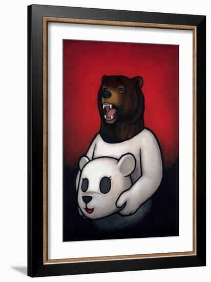 Bear in Mind-Luke Chueh-Framed Premium Giclee Print